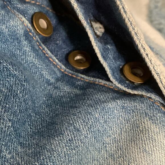 Rag & Bone Women’s Marilyn Shorts Button Fly Distressed in Ombré Size 25 - Picture 7 of 9